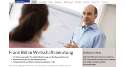 Desktop Screenshot of boehm-beratung.de